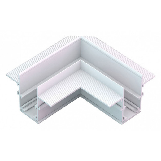 Соединитель угловой L-образный для треков встраиваемых iLedex Technical VISION48/22 CORNER CONNECT 4822-022-95/95-WH