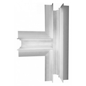 Соединитель T-образный для треков встраиваемых iLedex Technical VISION48/22 T-TYPE CONNECT 4822-022-44/92-WH