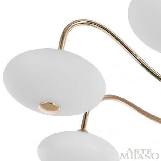 Люстра на штанге Arte Milano Neapolis-73908 273908/8 BK/GD