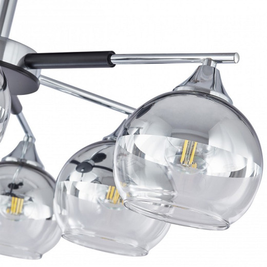 Люстра на штанге Arte Milano Napoli-9354 339354/8 CR+BK