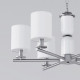 Подвесная люстра Eurosvet Caprera 60146/6 никель