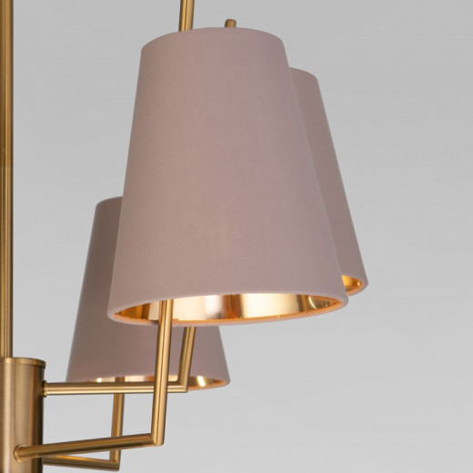 Люстра на штанге Eurosvet Topanga 60173/6 латунь