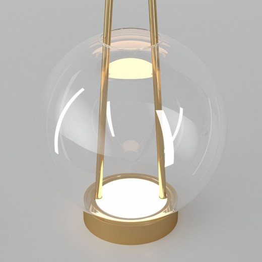 Настольная лампа декоративная Eurosvet Frasco 80507/1 латунь