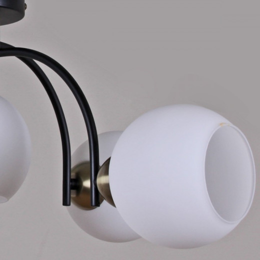 Потолочная люстра ILLUMICO  IL0250-5CSQ-79 BK AB