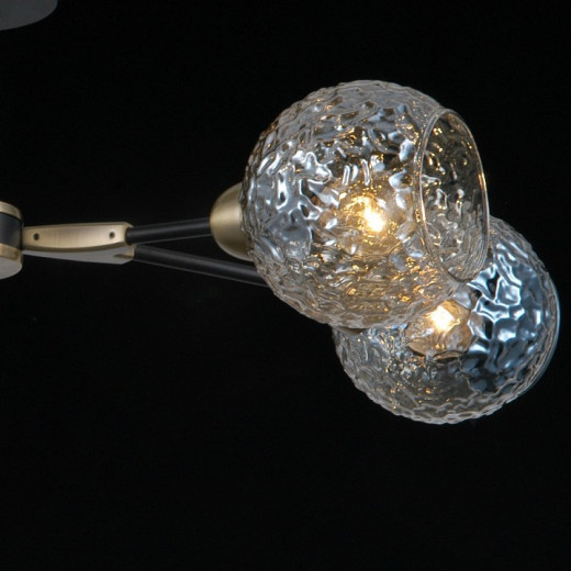 Люстра на штанге ILLUMICO  IL0253-4CSQ-79 BK AB