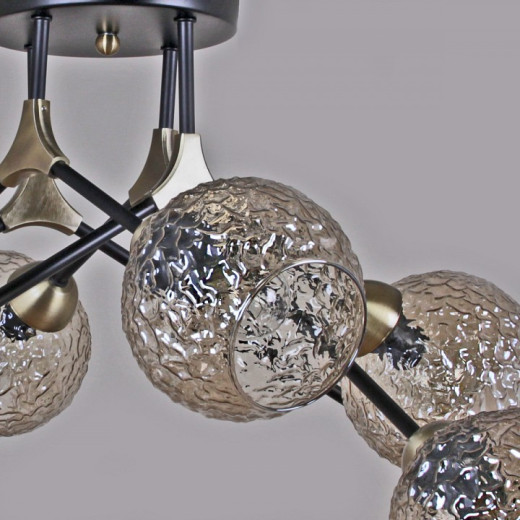 Потолочная люстра ILLUMICO  IL0264-8CSQ-79 BK AB