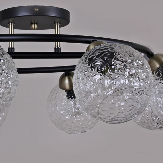 Потолочная люстра ILLUMICO  IL0296-8CSQ-79 BK AB