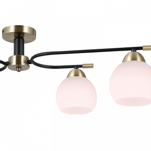 Потолочная люстра ILLUMICO LIBRA IL0638-4CSQ-24 AB BK LIBRA