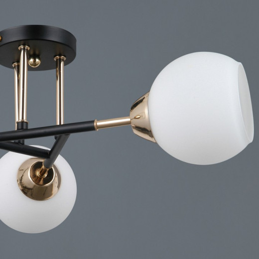 Люстра на штанге ILLUMICO LIBRA IL0689-3CSQ-24 BK FGD LIBRA