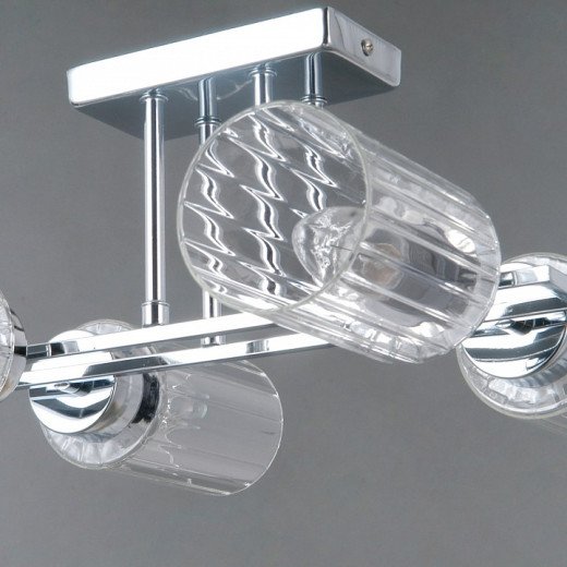 Люстра на штанге ILLUMICO NAPLES IL0780-4CSQ-25 CR NAPLES