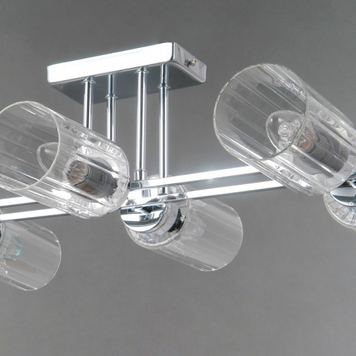 Люстра на штанге ILLUMICO NAPLES IL0780-6CSQ-25 CR NAPLES