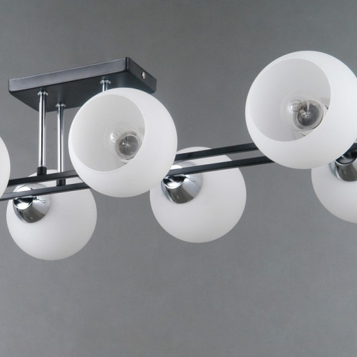 Потолочная люстра ILLUMICO TRENTO IL0791-8CSQ-25 BK CR TRENTO