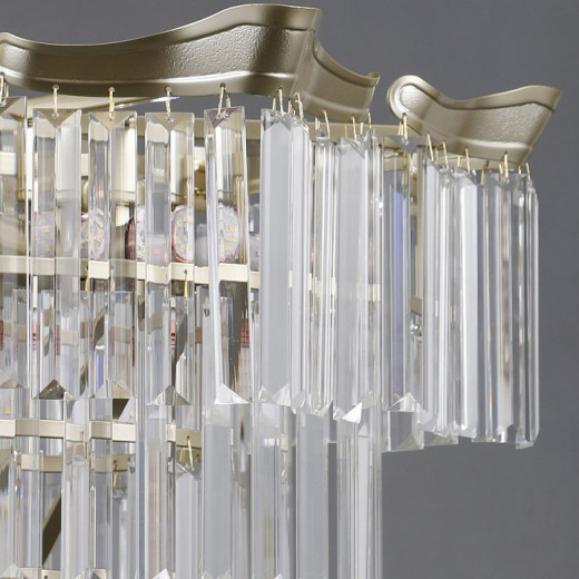 Подвесная люстра ILLUMICO LYRA IL3575-6+3PSQ-24 GD LYRA