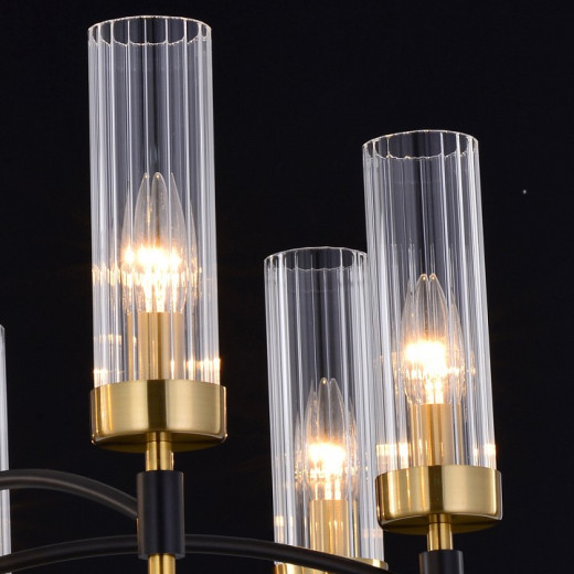 Подвесная люстра ILLUMICO BRASS TUBO IL5177-8PLS-29 BRASS TUBO