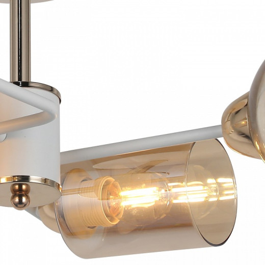 Люстра на штанге ILLUMICO  IL8243-4COU-79 WH GD