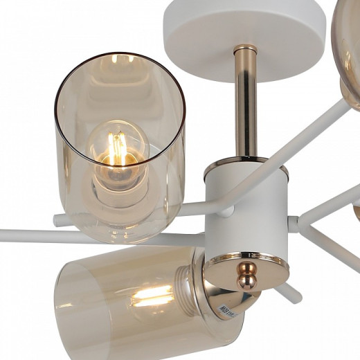 Люстра на штанге ILLUMICO  IL8243-6COU-79 WH GD