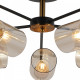 Люстра на штанге ILLUMICO  IL8248-5COU-79 BK GD