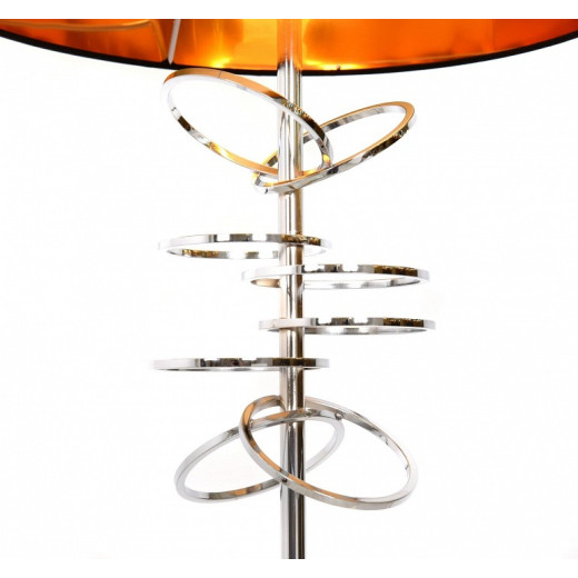 Торшер LUMINA DECO Milari LDF 5530 CHR+BK