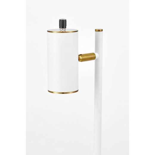 Настольная лампа офисная LUMINA DECO MIRRA LDT 7731-1 WT+MD