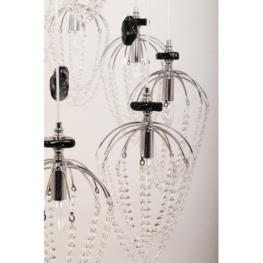 Подвесная люстра Manne PL.5301 PL.5301-(10+5)+6CH-cristall