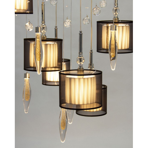 Подвесная люстра Manne Paula PL.5301-(8+4)+5CHshade