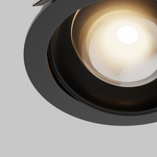 Встраиваемый светильник Maytoni Lens DL105-12W3K-B