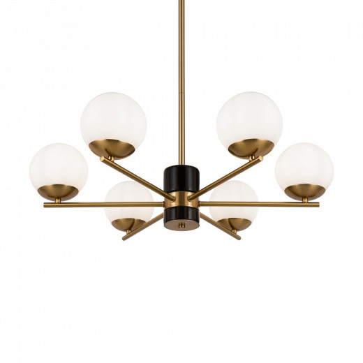 Люстра на штанге Freya Marble FR5230PL-06BS