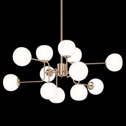 Люстра на штанге Maytoni Erich MOD221-PL-12-G