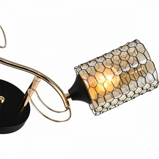 Светильник на штанге 01309-0.3-02 BK+FGD