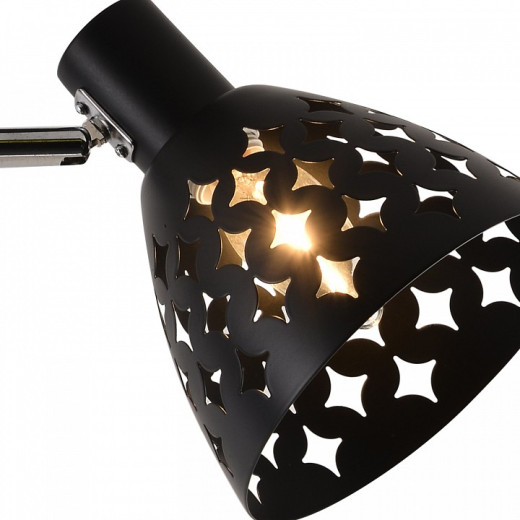 Люстра на штанге 01554-3.3-03B BK+CR