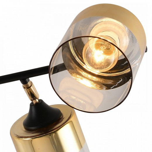 Люстра на штанге 01555-3.3-04B BK+FGD