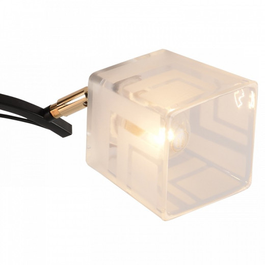 Люстра на штанге 01594-3.3-03B BK+FGD