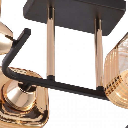 Люстра на штанге 01615-0.3-04 BK+FGD