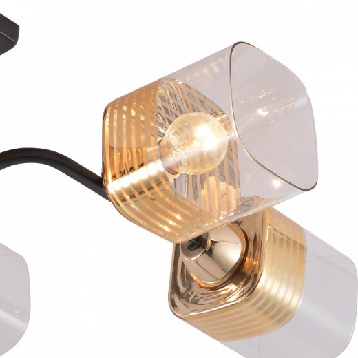 Люстра на штанге 01615-0.3-06 BK+FGD