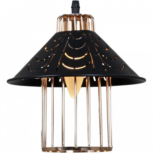 Подвесной светильник 02501-0.9-01 BK+GD