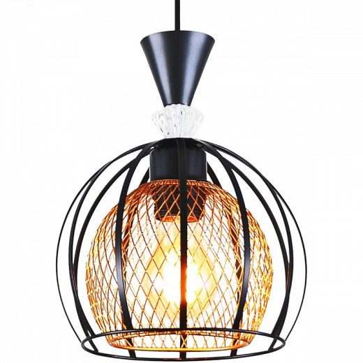 Подвесной светильник 03061-0.9-03 BK+GOLD