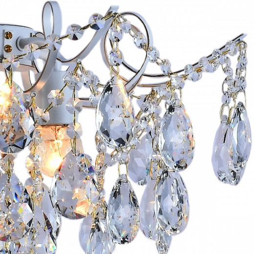 Люстра на штанге 04058-0.3-04 WH+GOLD PN