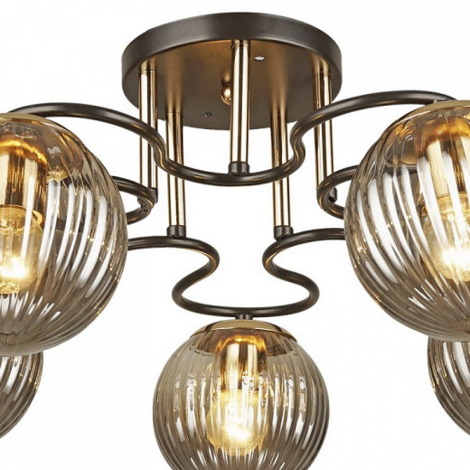 Люстра на штанге 04204-0.3-05 COFFEE+FGD