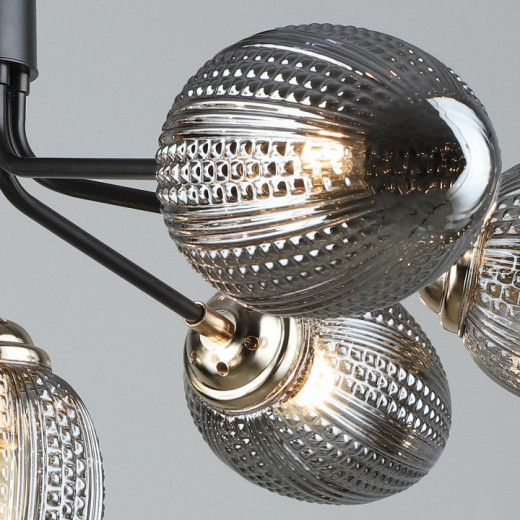 Люстра на штанге 05126-0.3-07 COFFEE+FGD