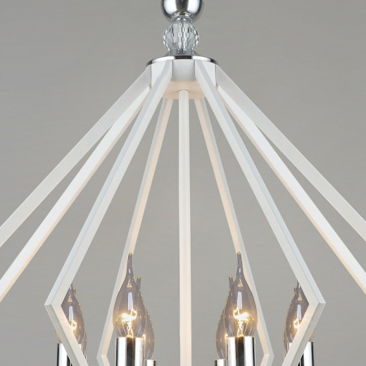 Подвесная люстра 05325-0.4-08 WT+CR
