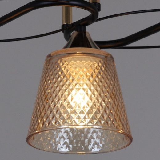 Светильник на штанге 06087-0.3-03 BK+FG