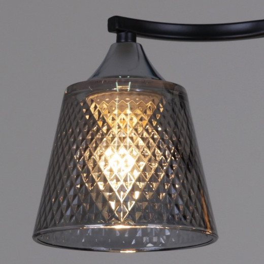 Люстра на штанге 06089-0.3-04 BK+CR