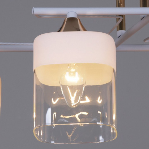 Люстра на штанге 06096-0.3-04 WH+FG