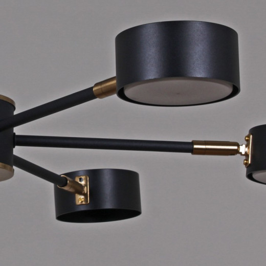 Люстра на штанге  06660-0.3-08 BK+COP GX53