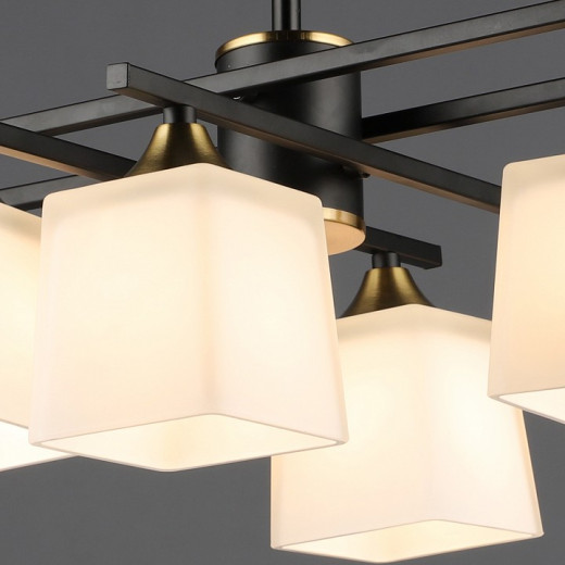 Люстра на штанге 06668-0.3-08 BK+COP