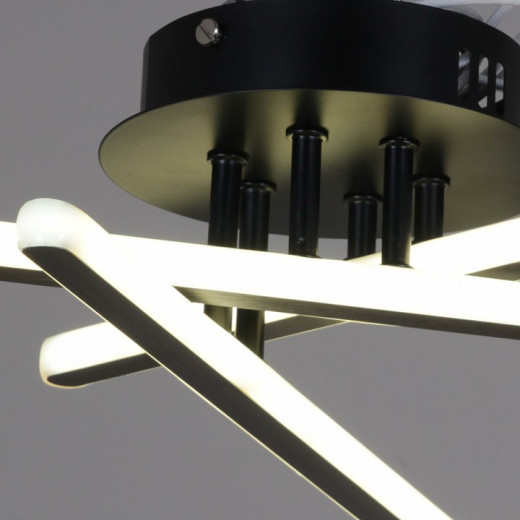 Потолочная люстра 08855-3.3-03C BK+GY