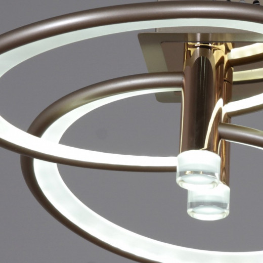 Потолочная люстра 09253-0.3-4S Champaign silver