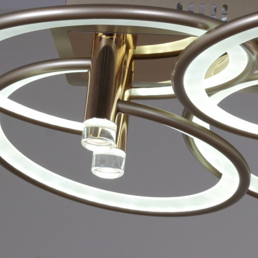 Потолочная люстра 09253-0.3-6S Champaign silver