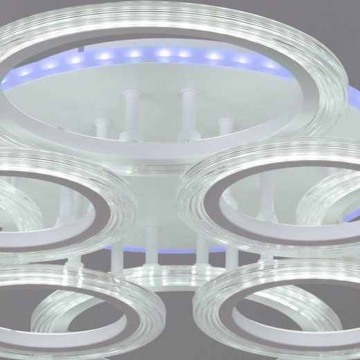 Потолочная люстра 09812 09812-3.3-4+4A WH (RGB)