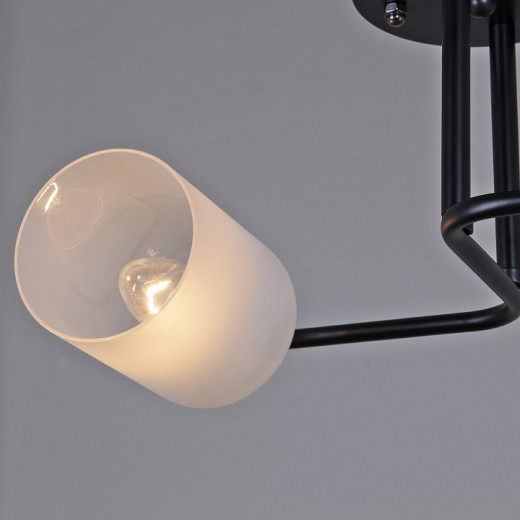 Подвесная люстра 70187-0.3-02 BK+CR